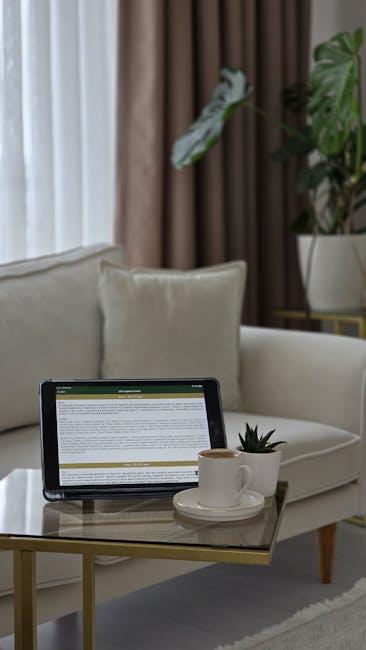 Transforme Seu Espaço: Como a Decoração e a Tecnologia Se Unem para Melhorar a Qualidade do Seu Lar